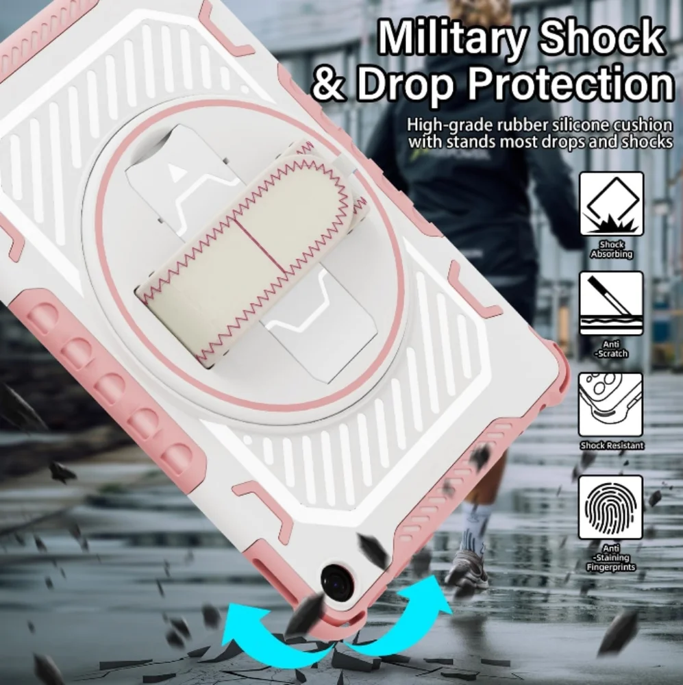 Roiskin Pink & White Multifunctional Tablet HD 10